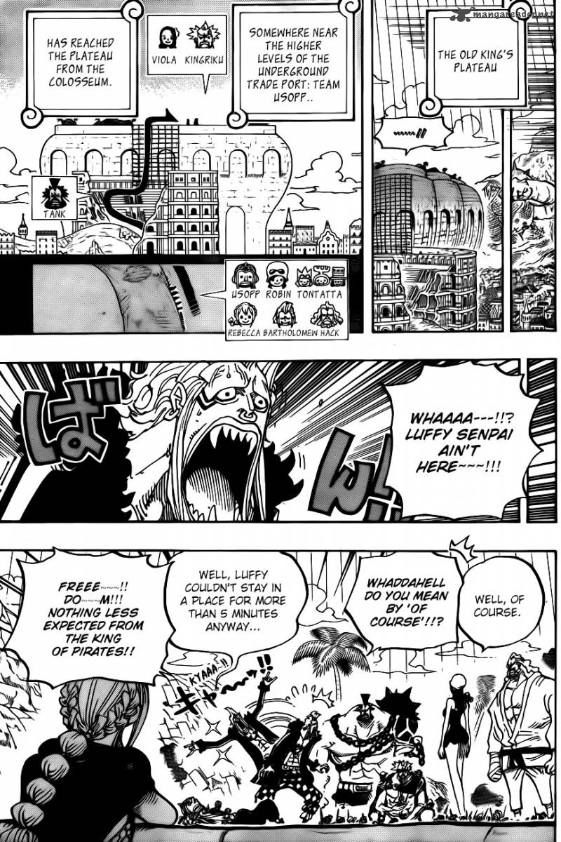One Piece Chapter 750 - Page 6 in English