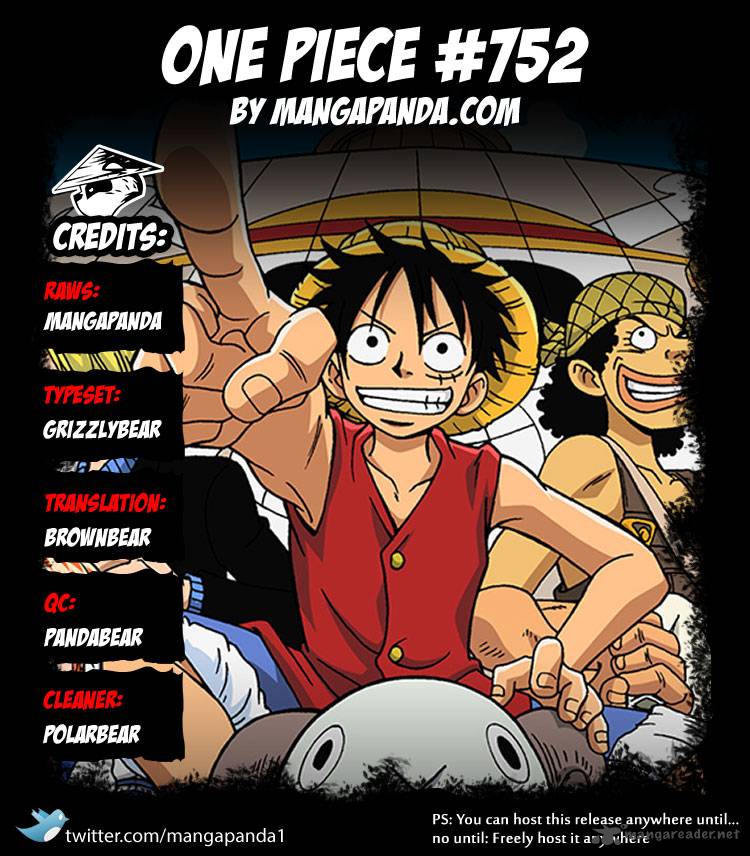 One Piece Chapter 752 - Page 20 in English