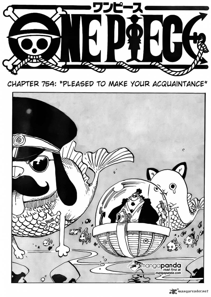 One Piece Chapter 754 - Page 3 in English