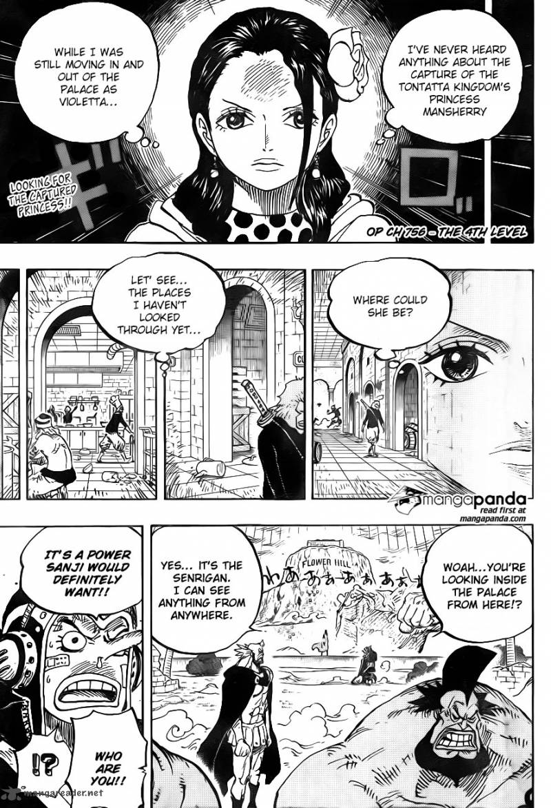 One Piece Chapter 756 - Page 3 in English