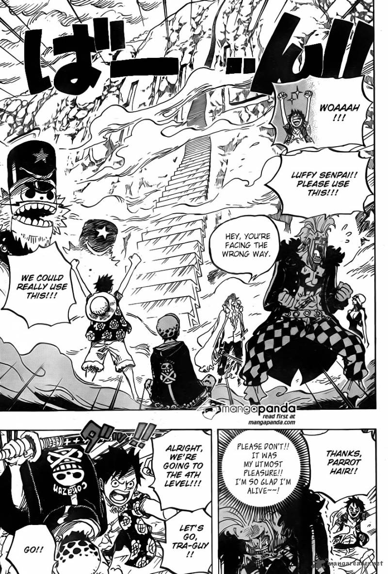 One Piece Chapter 757 - Page 3 in English
