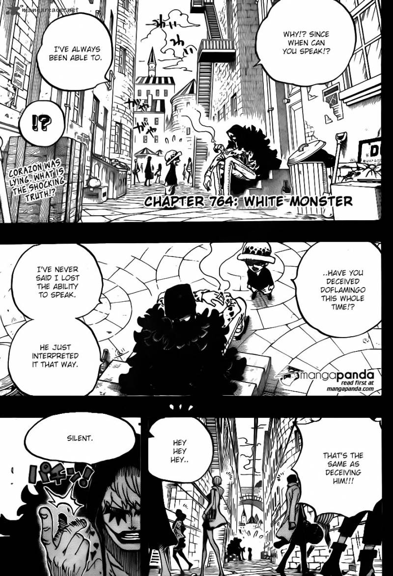 One Piece Chapter 764 - Page 3 in English