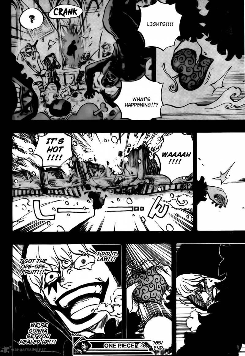 One Piece Chapter 765 - Page 17 in English