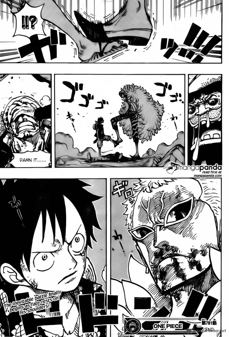One Piece Chapter 781 - Page 18 in English