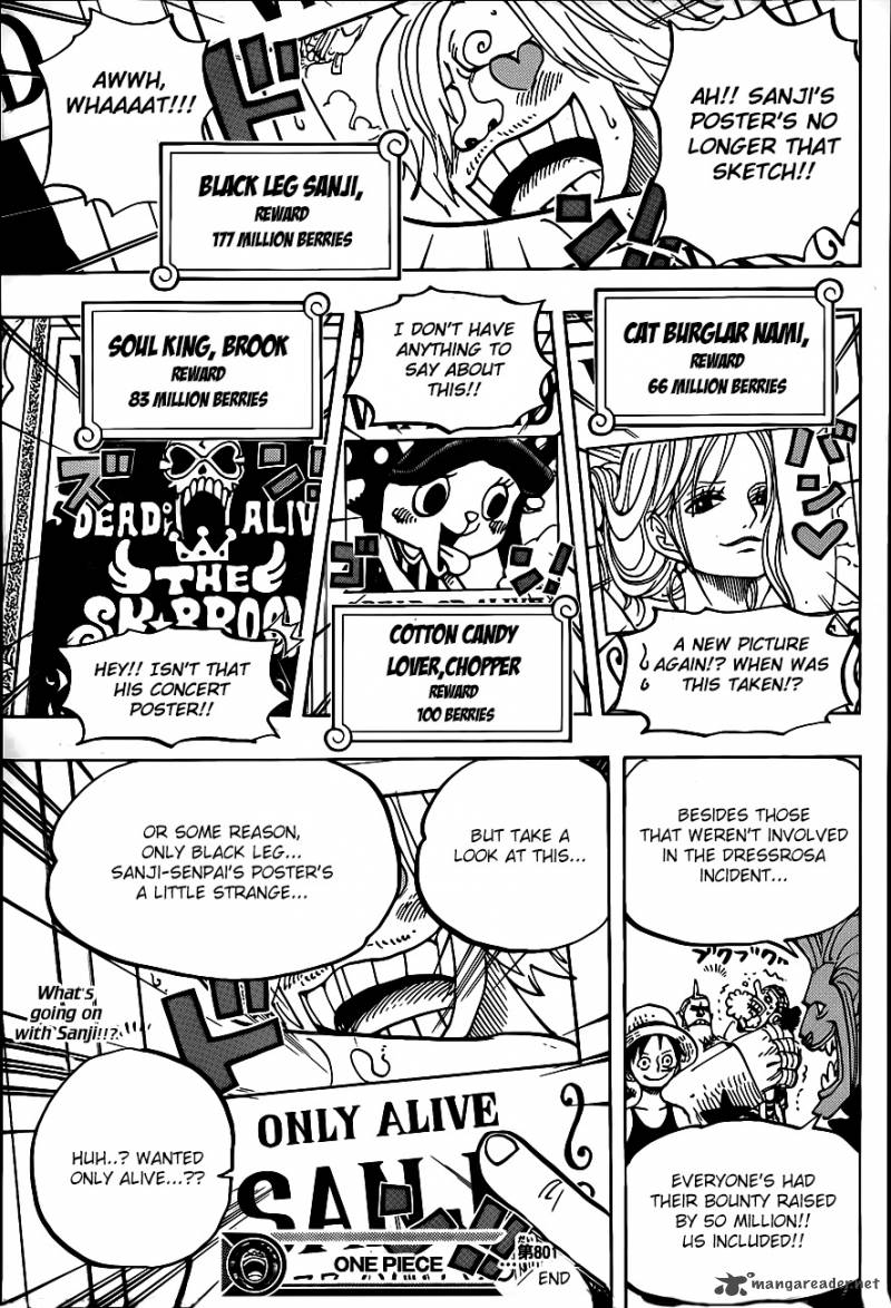 One Piece Chapter 801 - Page 16 in English