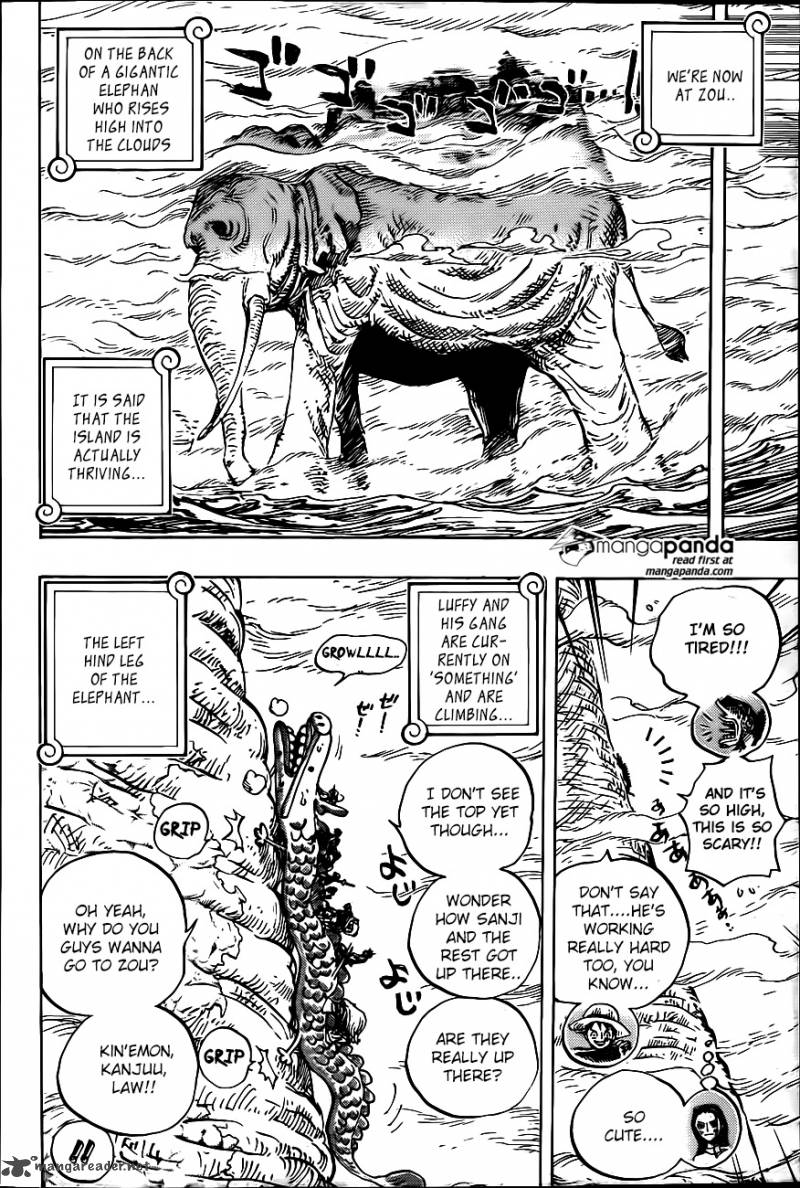 One Piece Chapter 803 - Page 12 in English