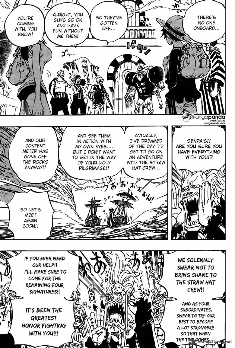 One Piece Chapter 803 - Page 3 in English