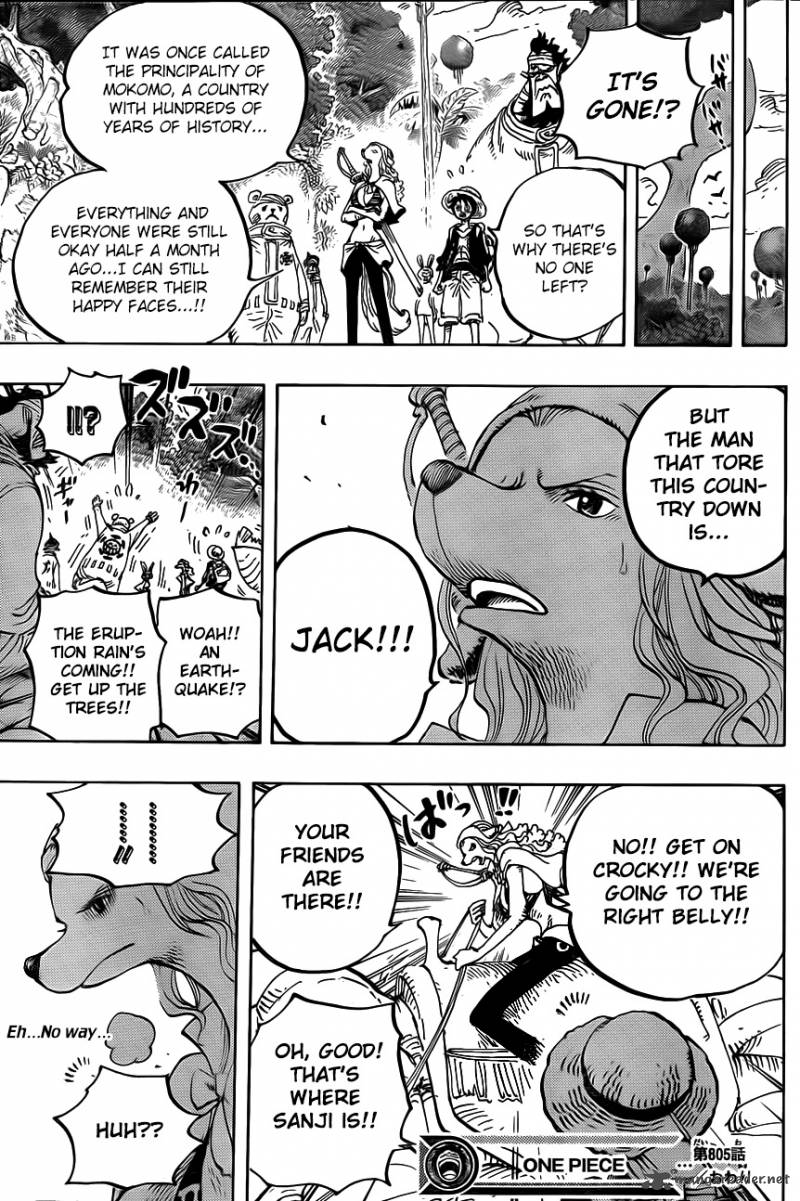 One Piece Chapter 805 - Page 16 in English