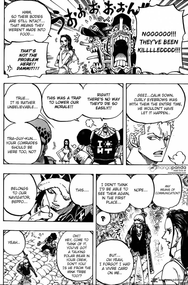 One Piece Chapter 805 - Page 6 in English