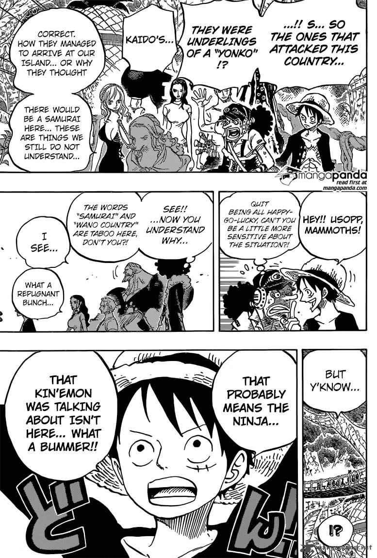 One Piece Chapter 808 - Page 12 in English