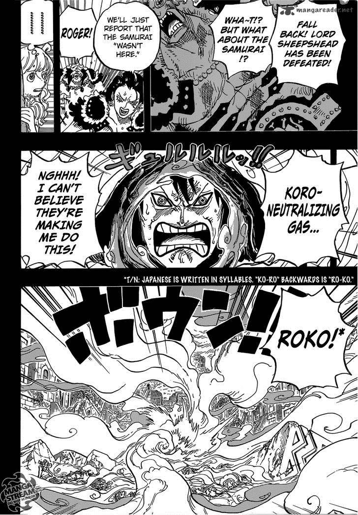 One Piece Chapter 811 - Page 7 in English