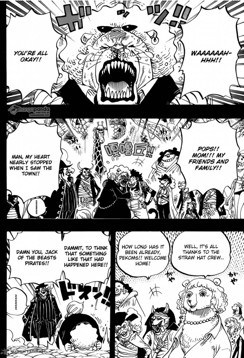 One Piece Chapter 812 - Page 6 in English
