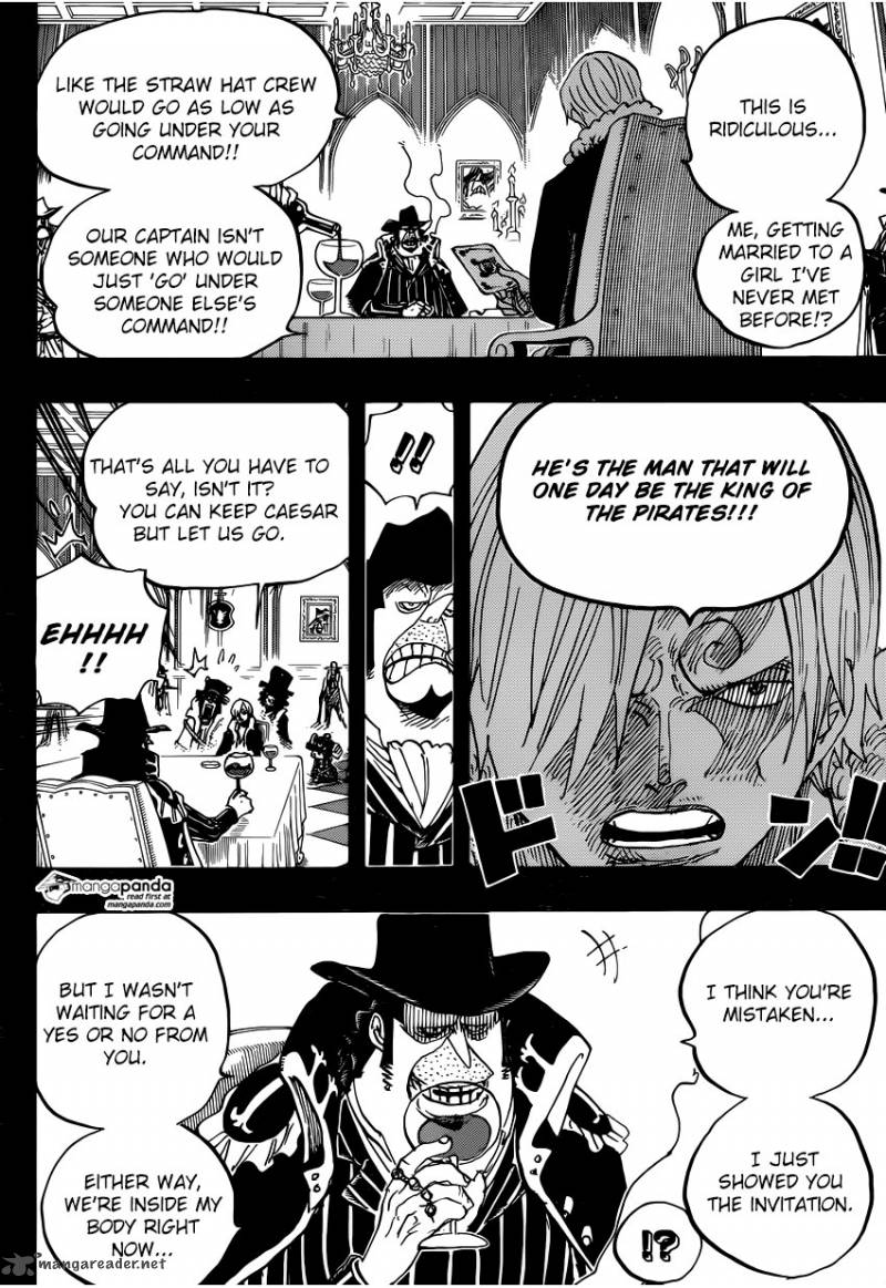 One Piece Chapter 813 - Page 6 in English