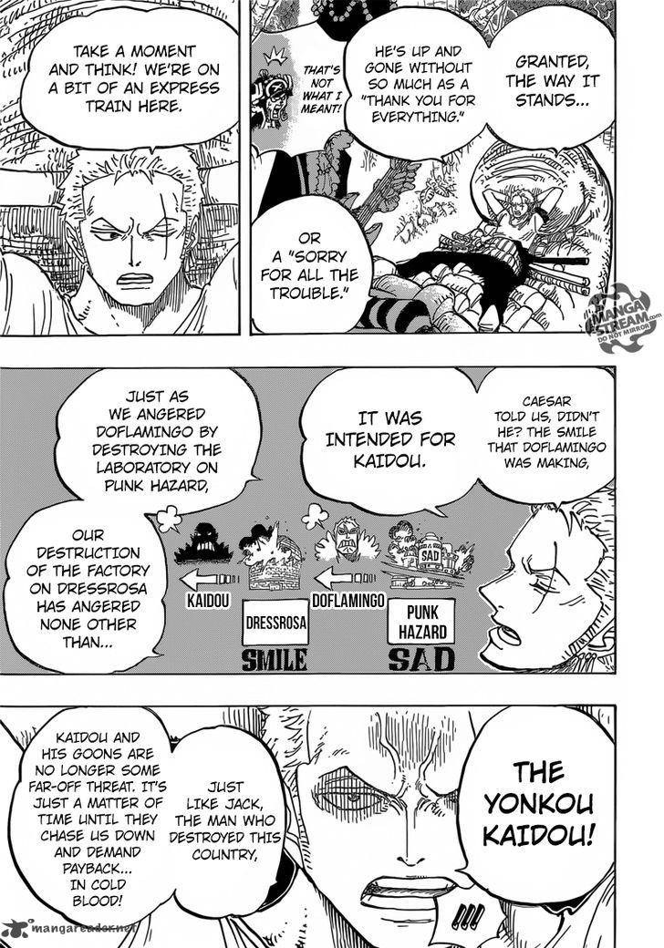 One Piece Chapter 814 - Page 9 in English