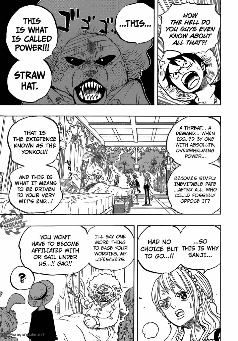 One Piece Chapter 815 - Page 7 in English