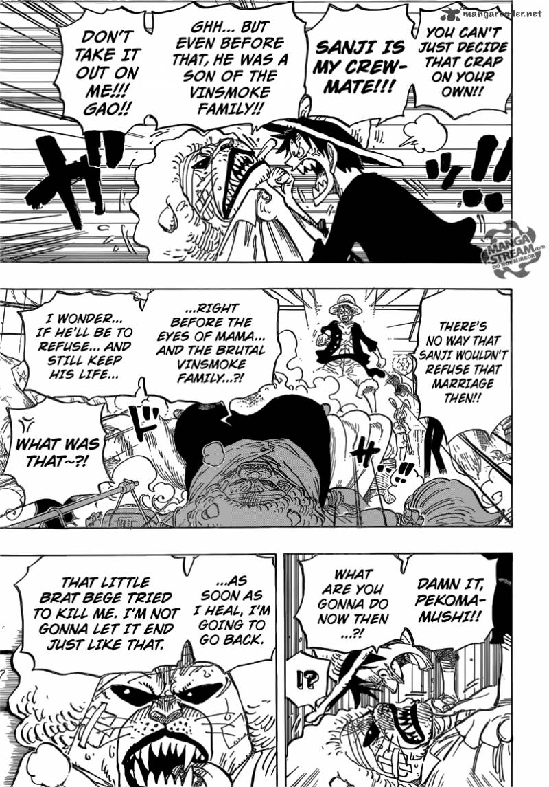 One Piece Chapter 815 - Page 9 in English