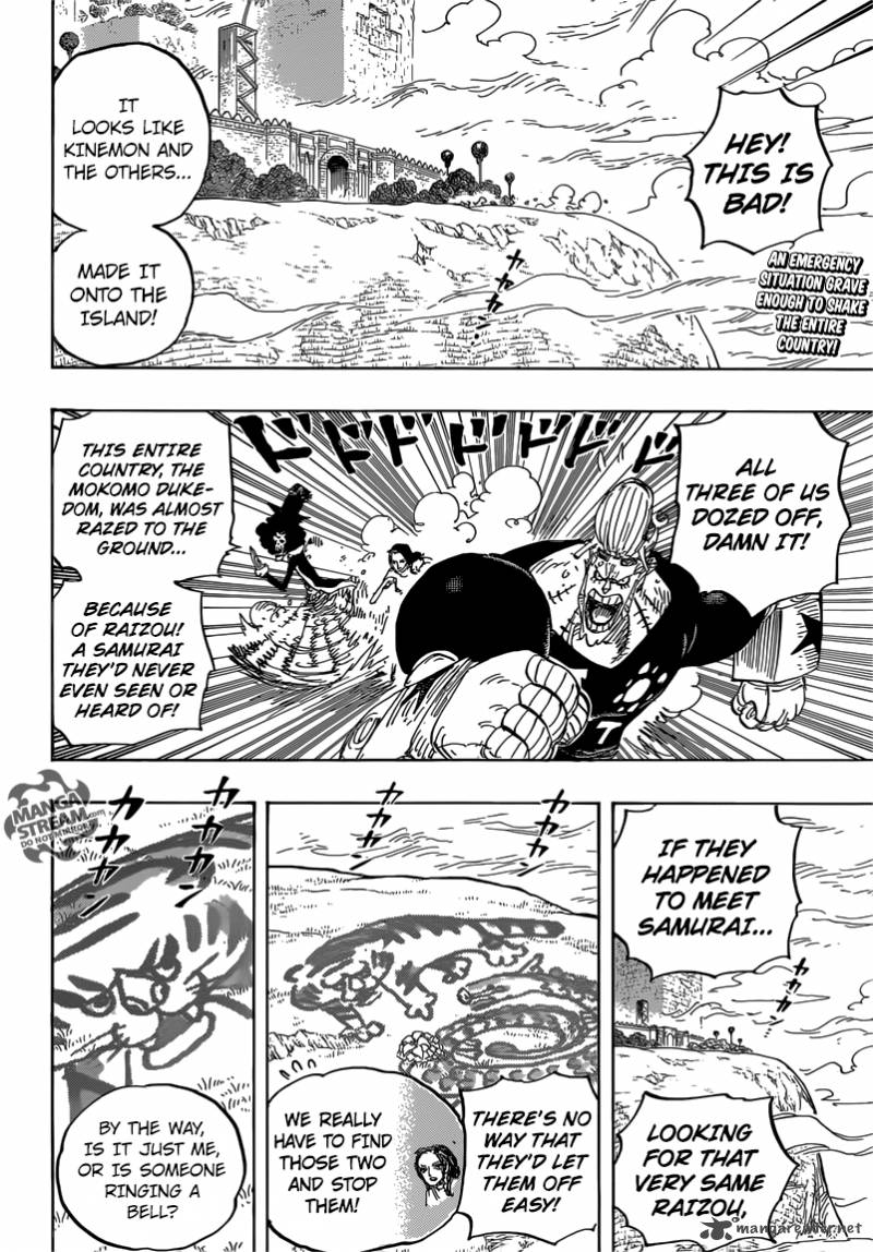 One Piece Chapter 816 - Page 4 in English