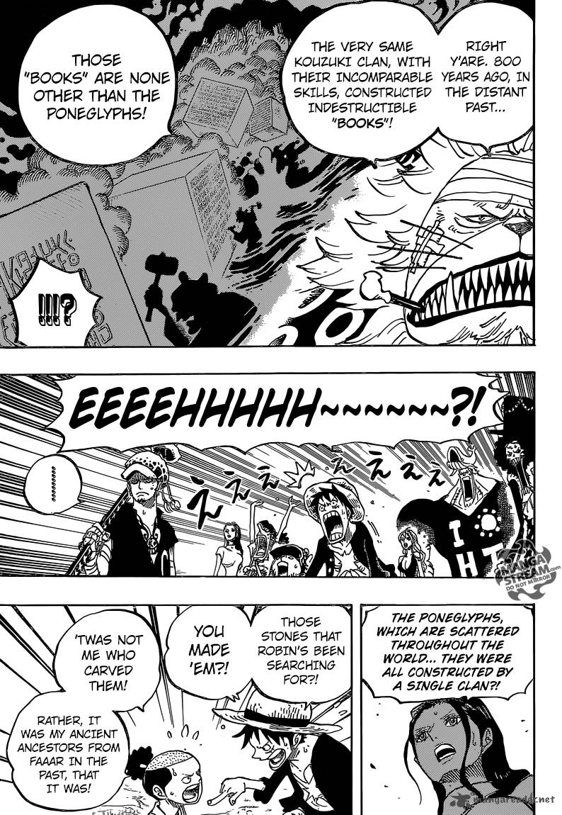 One Piece Chapter 818 - Page 13 in English