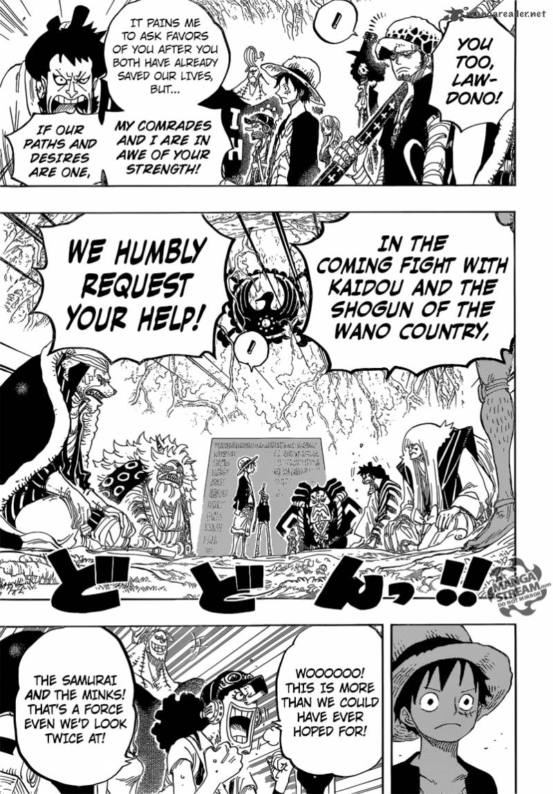 One Piece Chapter 819 - Page 9 in English