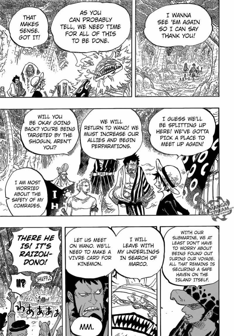 One Piece Chapter 820 - Page 15 in English