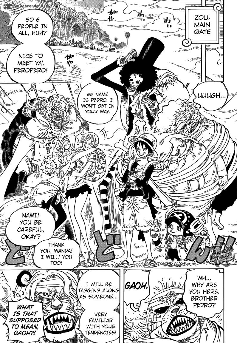 One Piece Chapter 822 - Page 15 in English