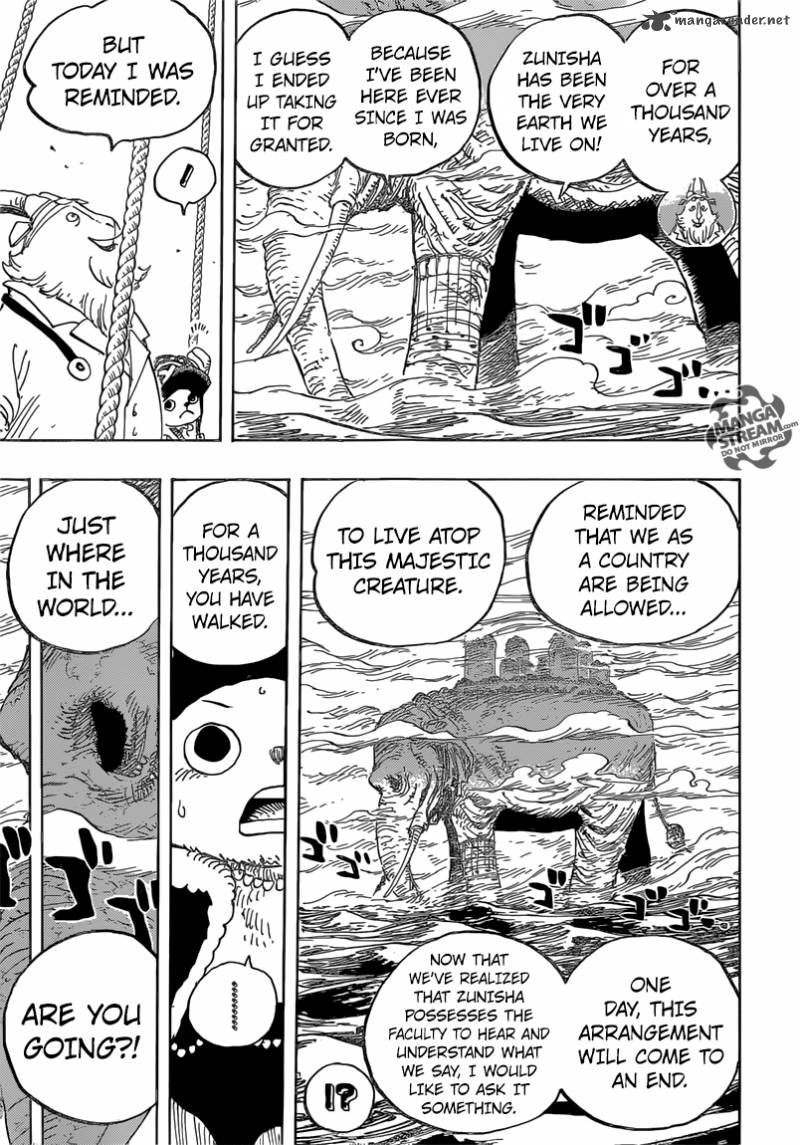 One Piece Chapter 822 - Page 5 in English