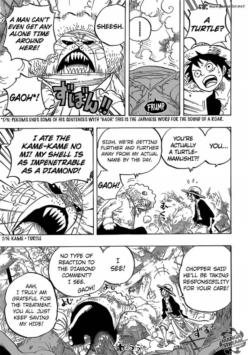 One Piece Chapter 822 - Page 9 in English