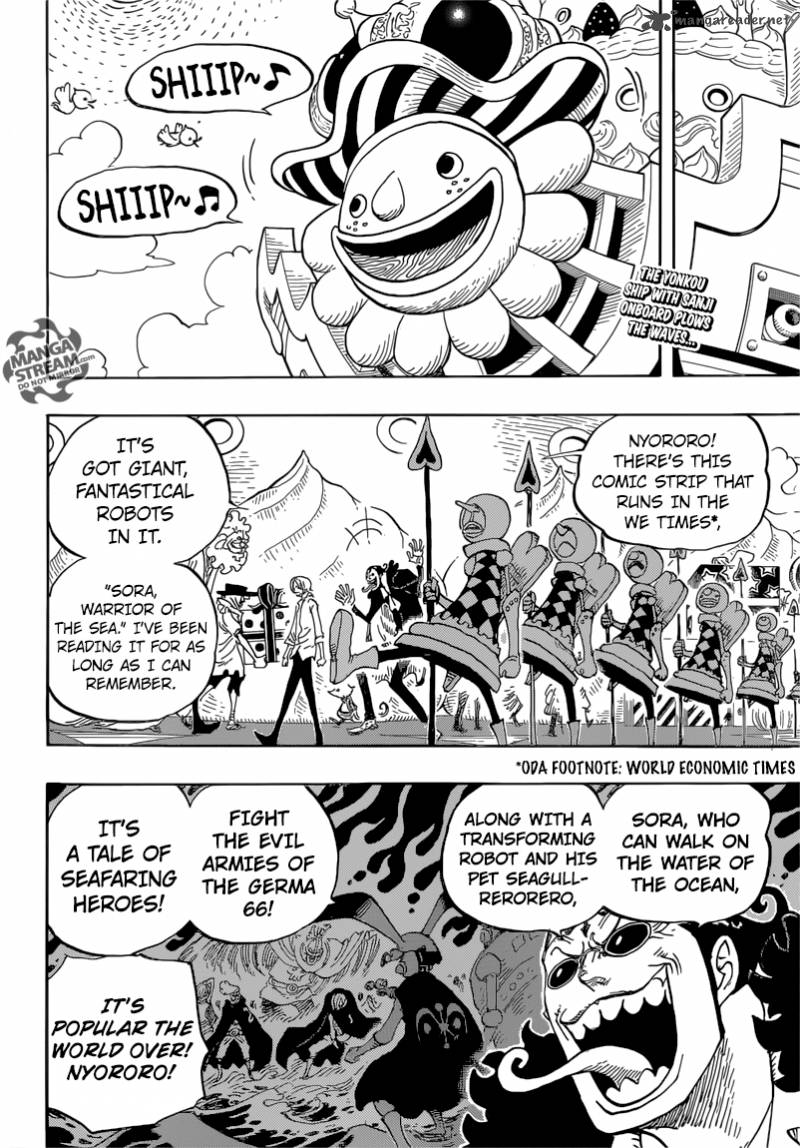 One Piece Chapter 825 - Page 4 in English