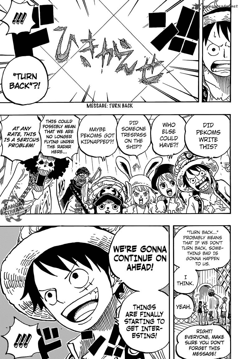 One Piece Chapter 828 - Page 15 in English
