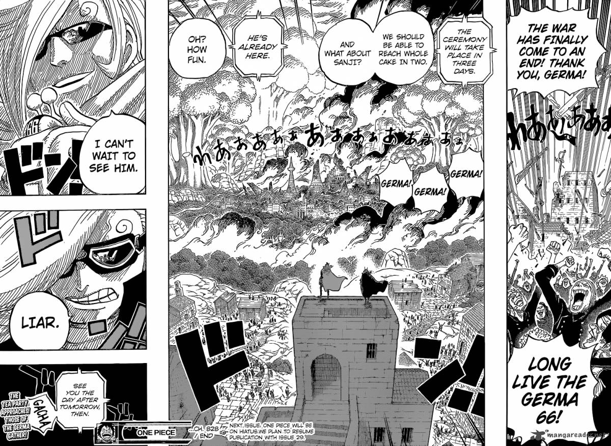 One Piece Chapter 828 - Page 18 in English