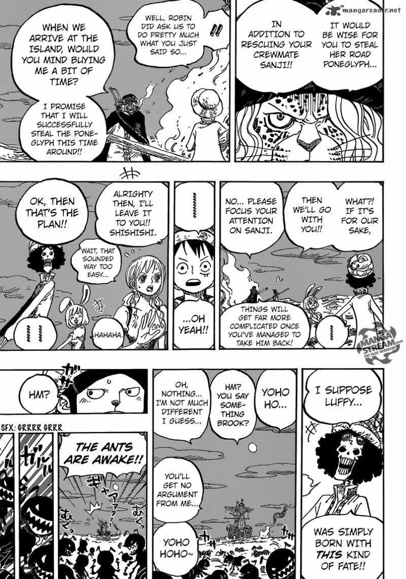One Piece Chapter 830 - Page 15 in English