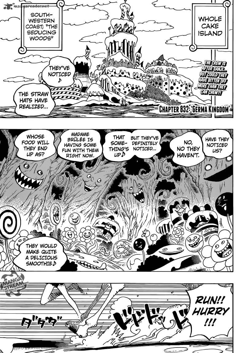 One Piece Chapter 832 - Page 5 in English