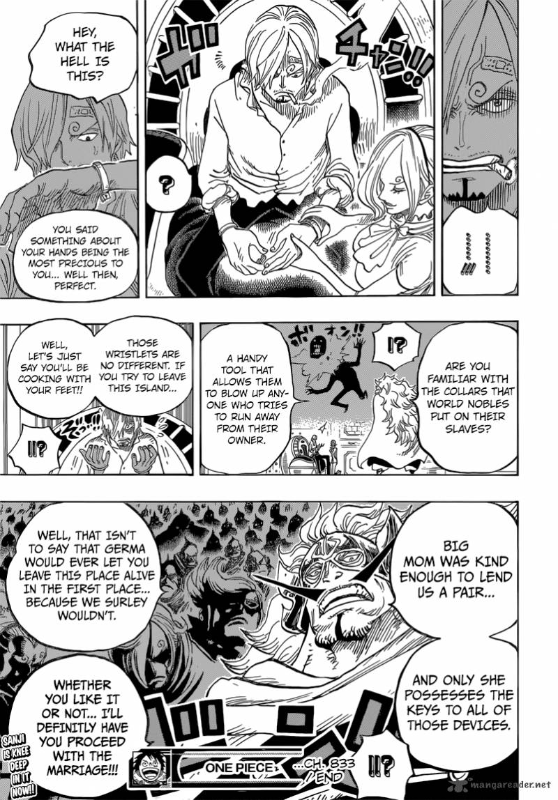 One Piece Chapter 833 - Page 22 in English