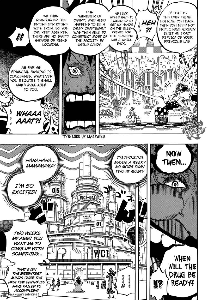 One Piece Chapter 834 - Page 17 in English
