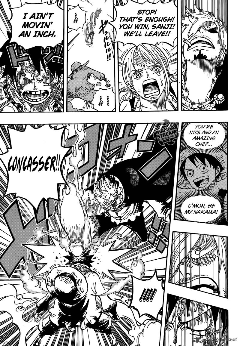 One Piece Chapter 844 - Page 13 in English