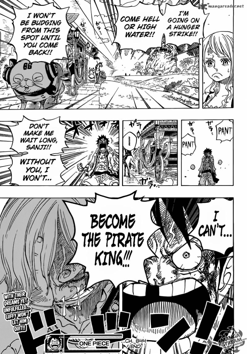 One Piece Chapter 844 - Page 19 in English