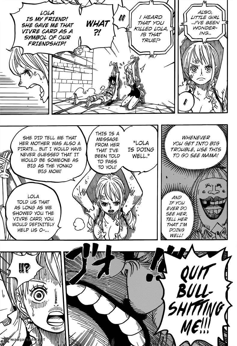 One Piece Chapter 847 - Page 15 in English