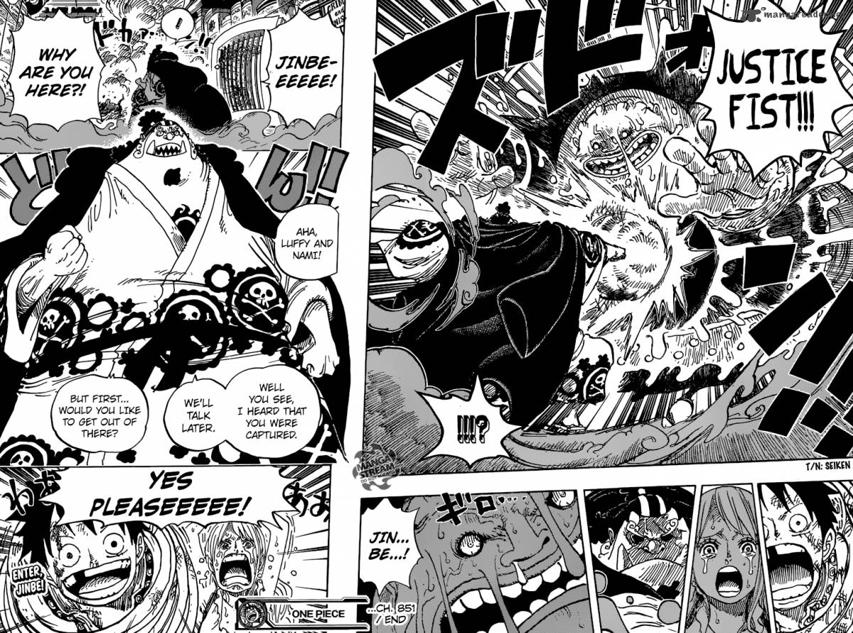 One Piece Chapter 851 - Page 15 in English