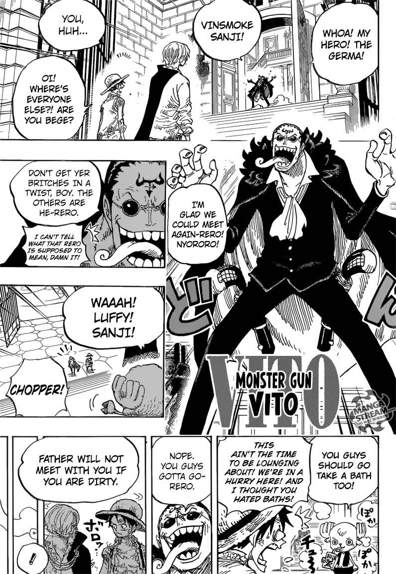 One Piece Chapter 858 - Page 6 in English