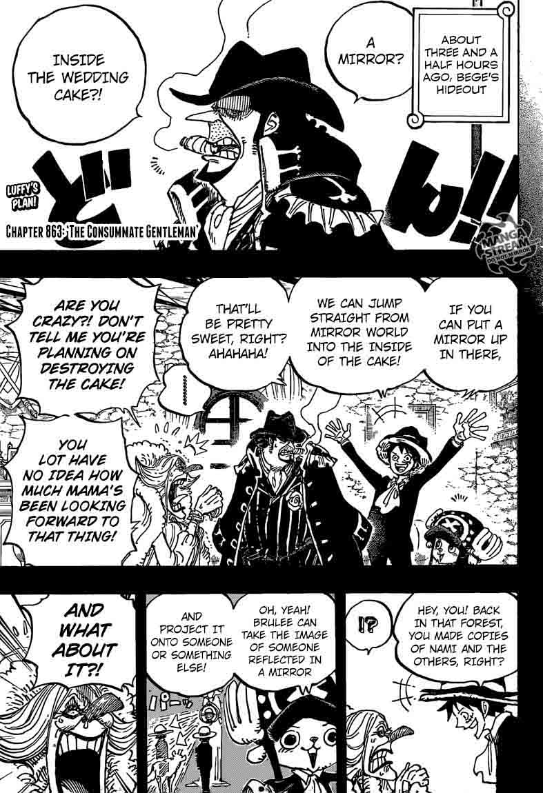 One Piece Chapter 863 - Page 4 in English