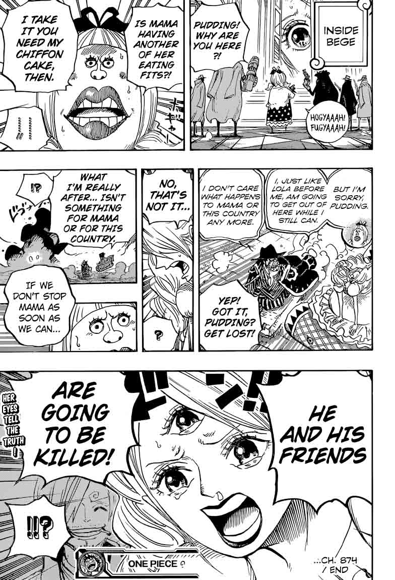 One Piece Chapter 874 - Page 17 in English