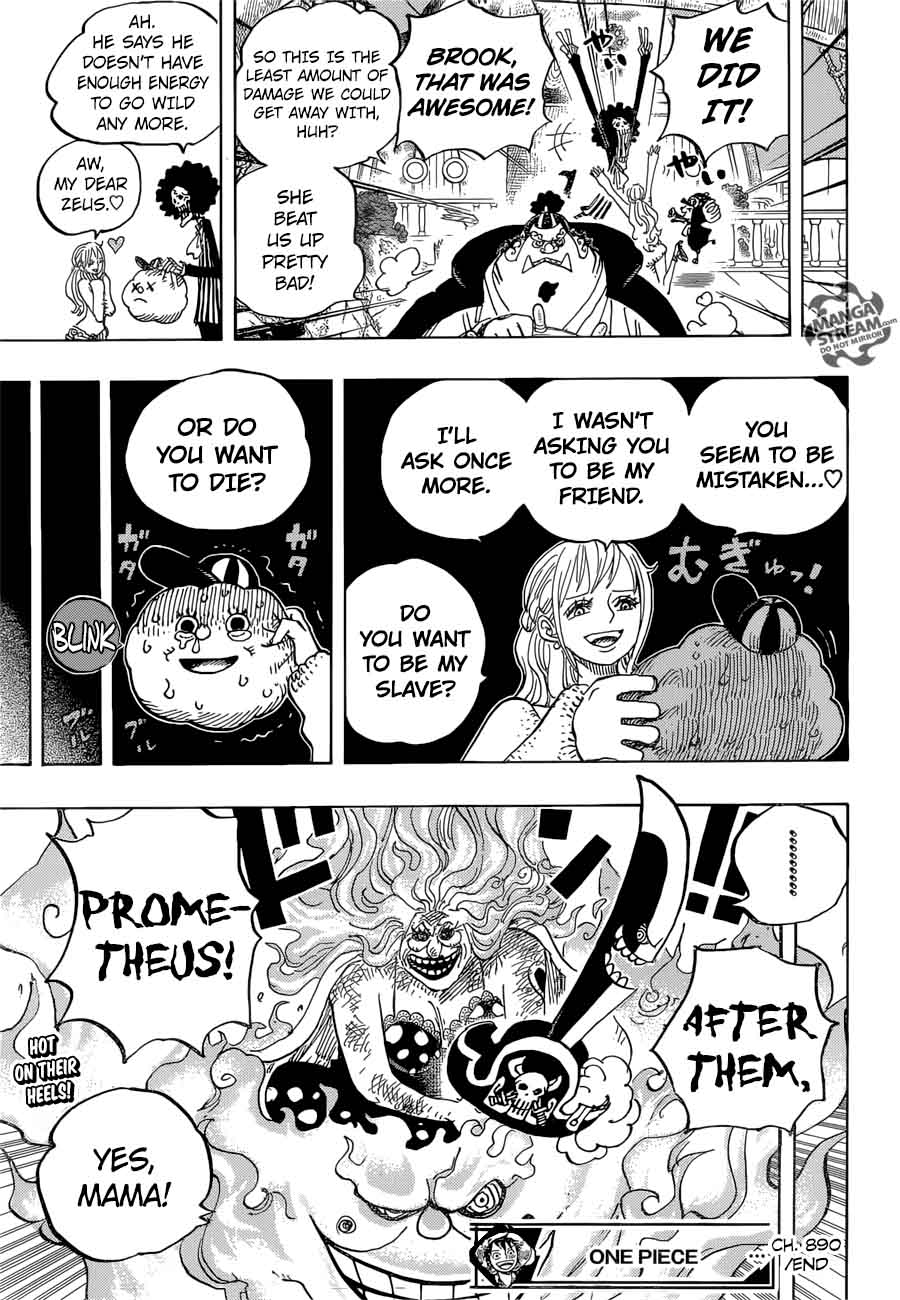 One Piece Chapter 890 - Page 17 in English