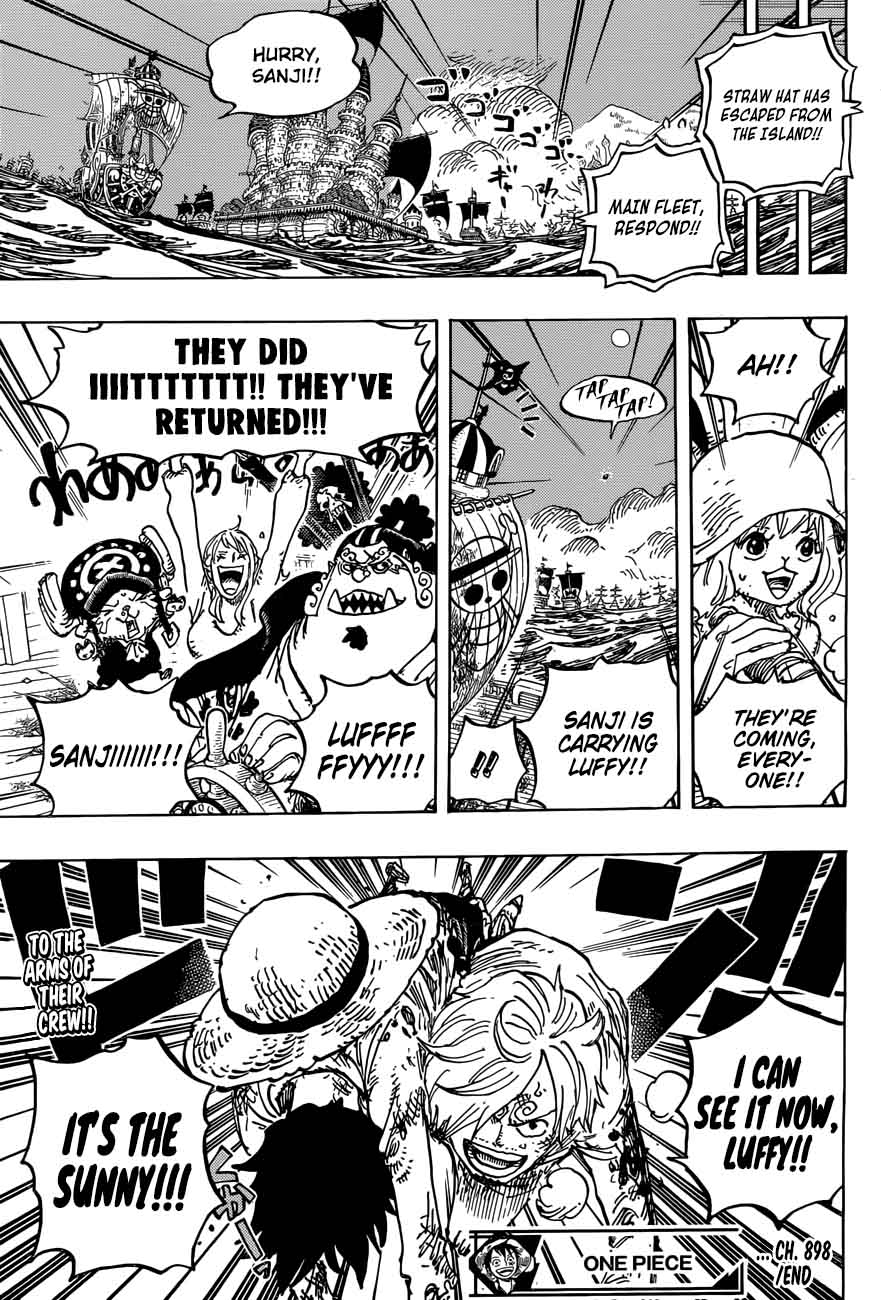 One Piece Chapter 898 - Page 14 in English