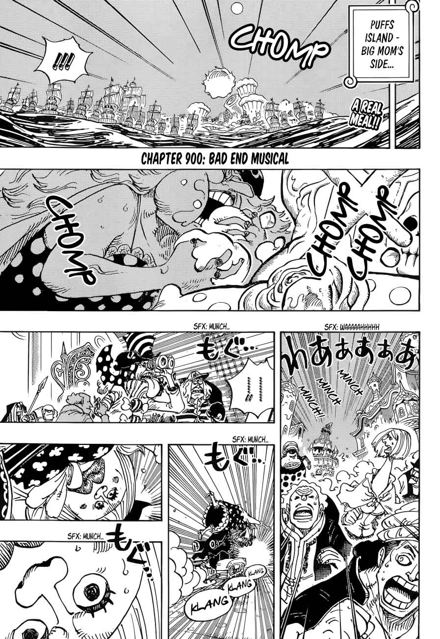 One Piece Chapter 900 - Page 3 in English