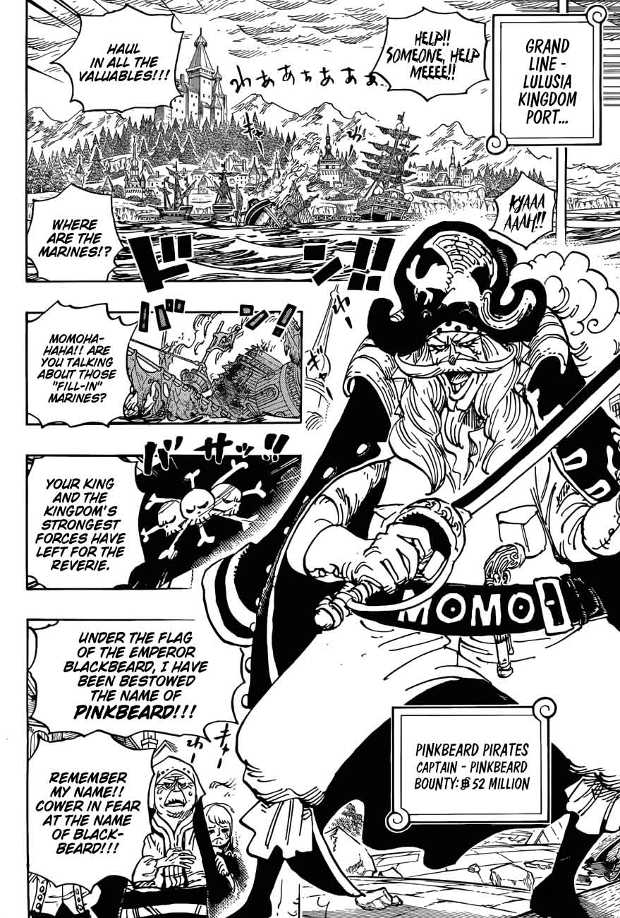 One Piece Chapter 904 - Page 4 in English