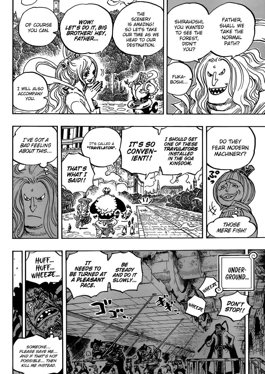 One Piece Chapter 906 - Page 4 in English