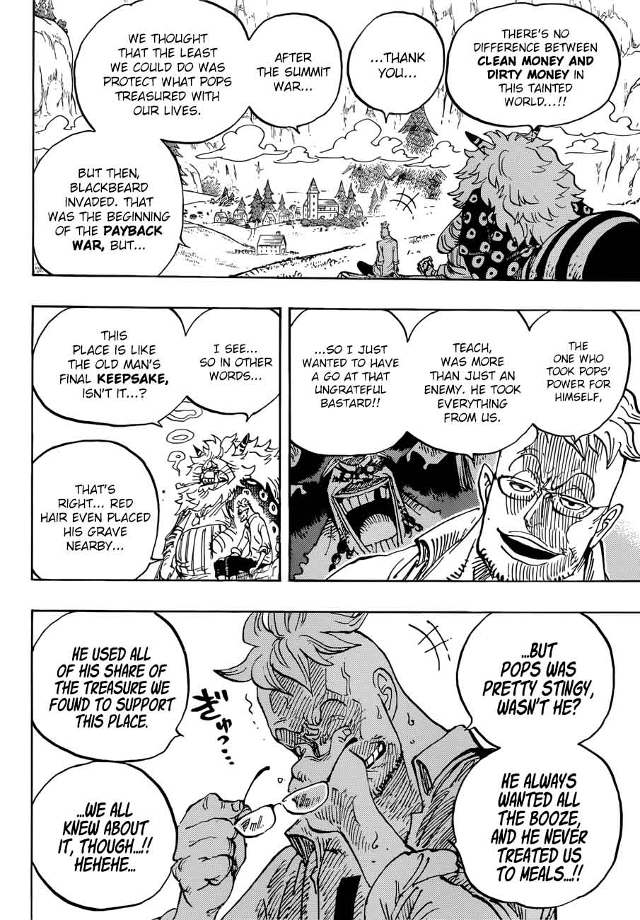 One Piece Chapter 909 - Page 6 in English