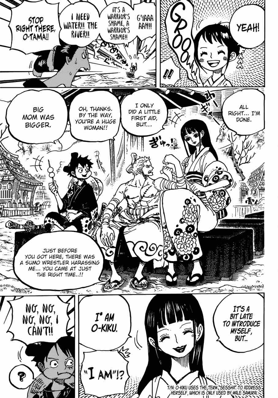 One Piece Chapter 914 - Page 3 in English