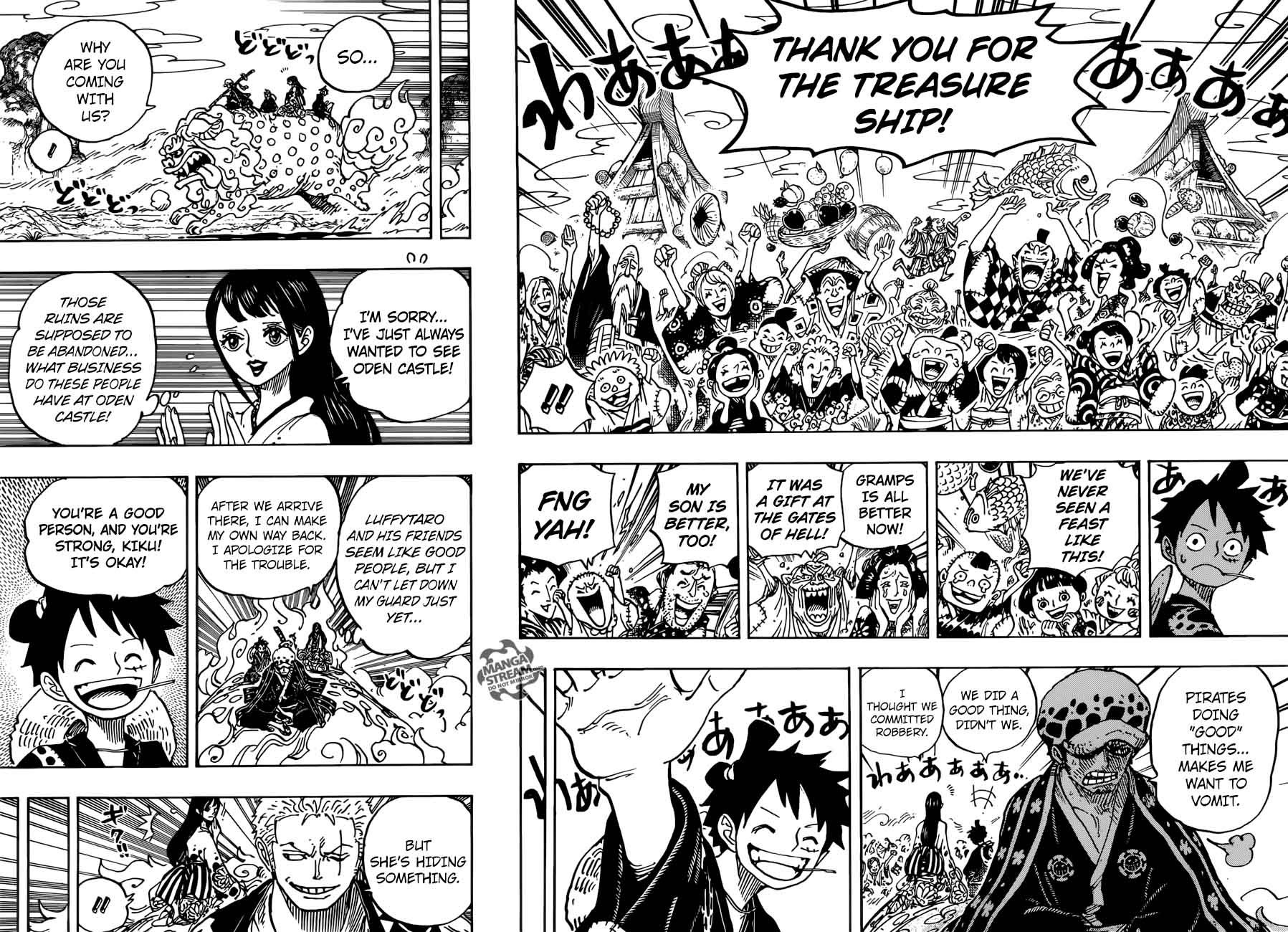 One Piece Chapter 919 - Page 4 in English