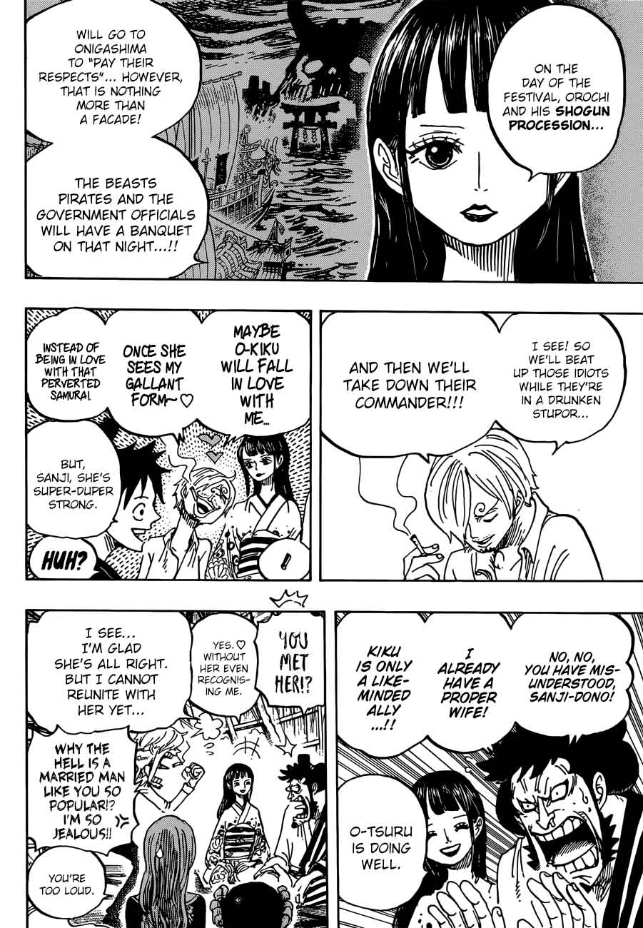 One Piece Chapter 921 - Page 4 in English